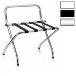 IDIMEX Porte-valise SUITE avec protection, structure pliable en métal. Coloris disponibles : Gris, Noir