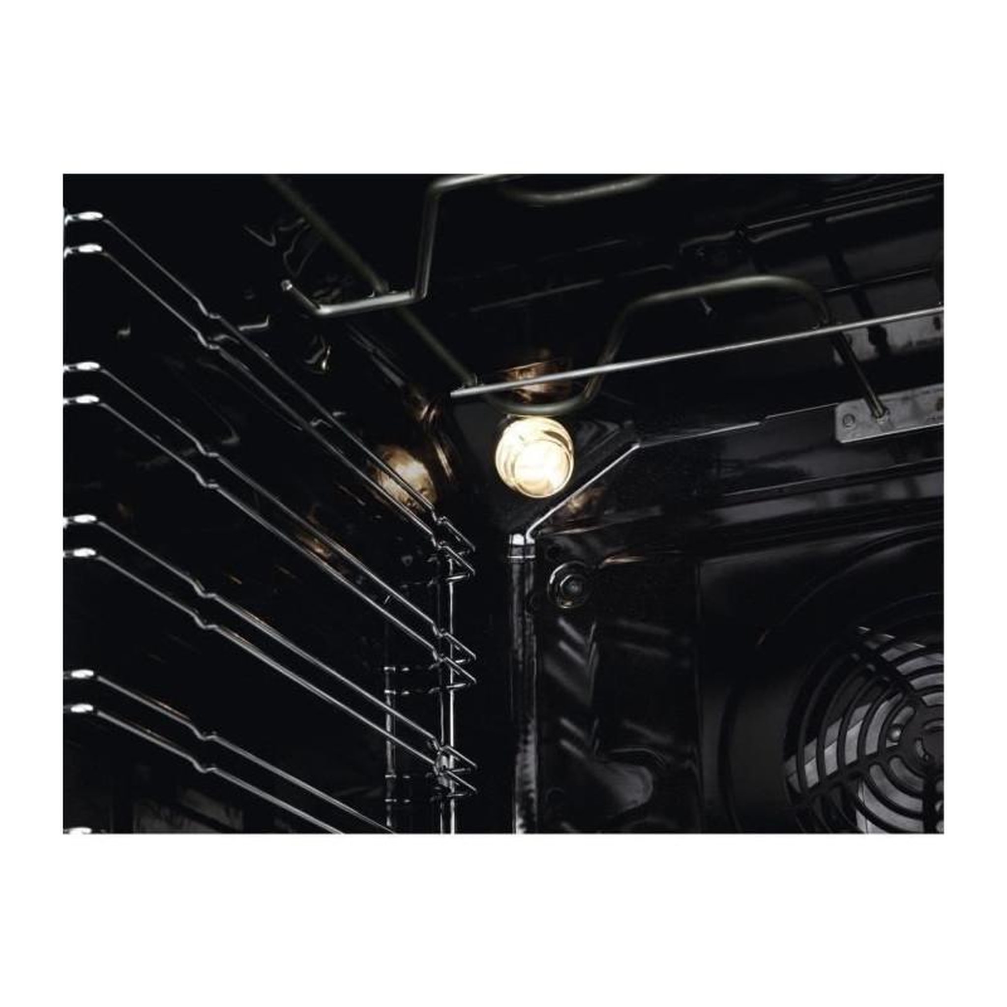 Voir la diapositive 6 : ELECTROLUX Four encastrable – Pyrolyse – Chaleur tournante pulsée – Noir – Electrolux EOF6P46Z
