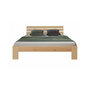 Voir la diapositive 3 : HomeStyle4U Lit double en bois futon 180x200 bois naturel