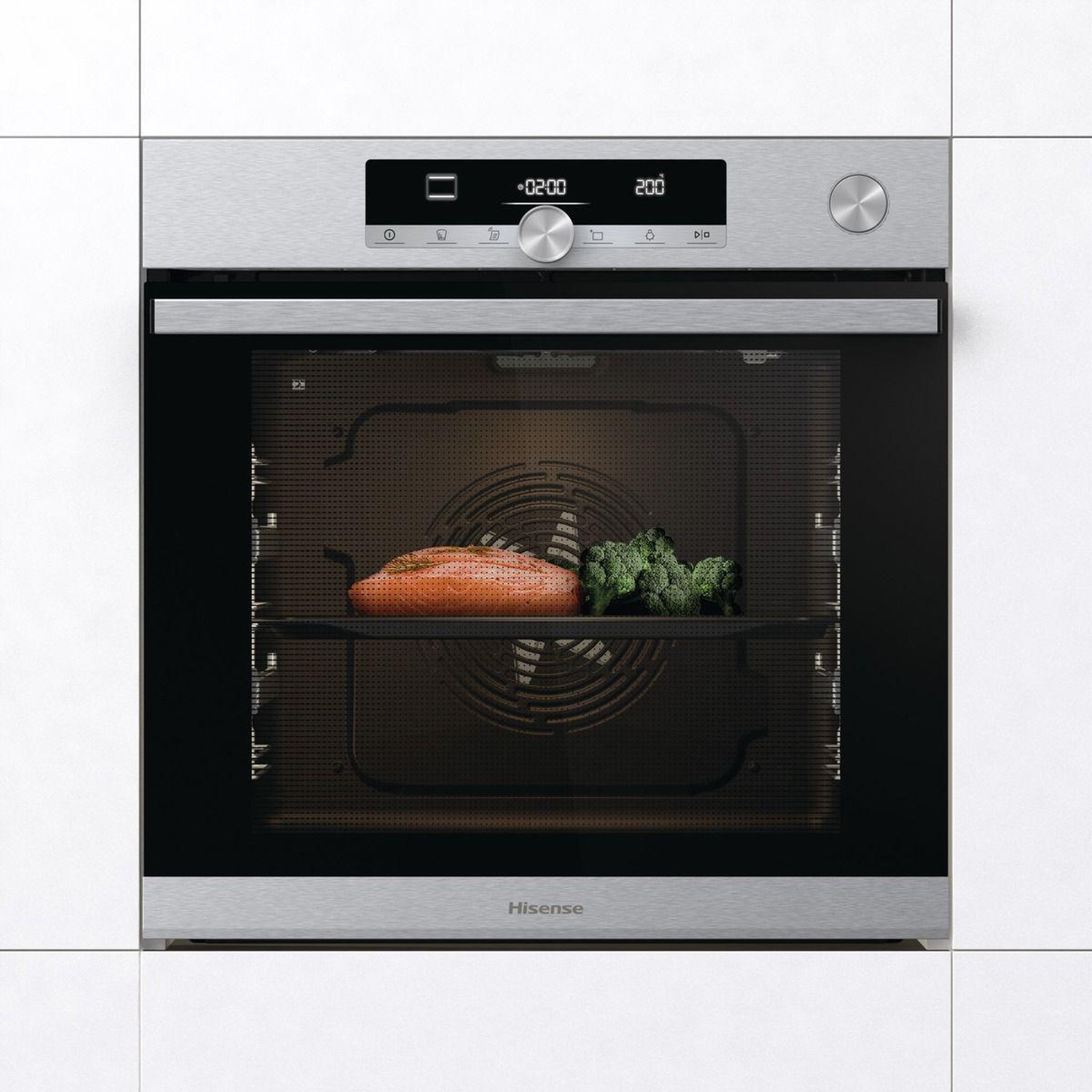Voir la diapositive 3 : Hisense Four encastrable fonction vapeur BSA66334PX