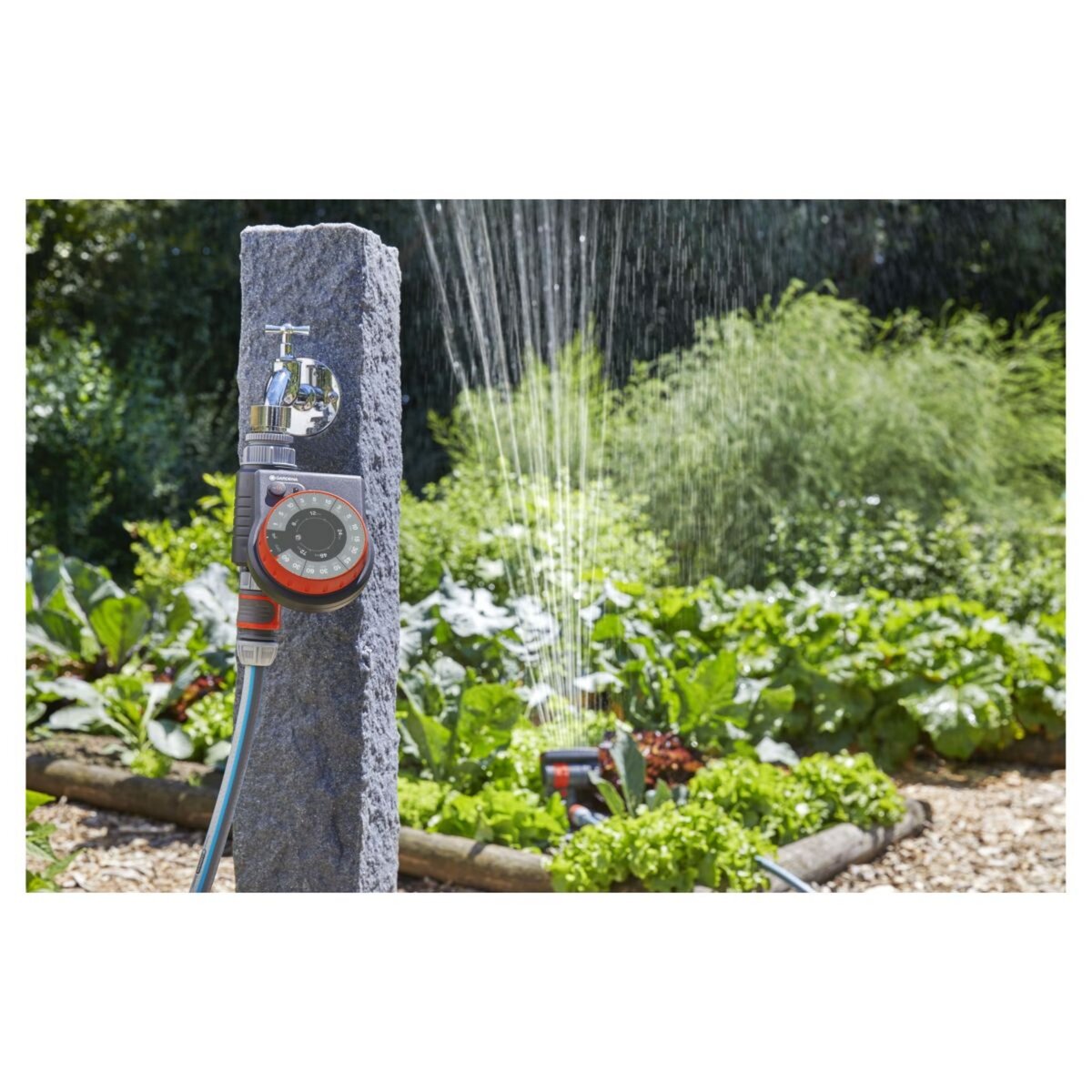 GARDENA Programmateur d'arrosage pour robinet 20/27 et 26/34 - EASY