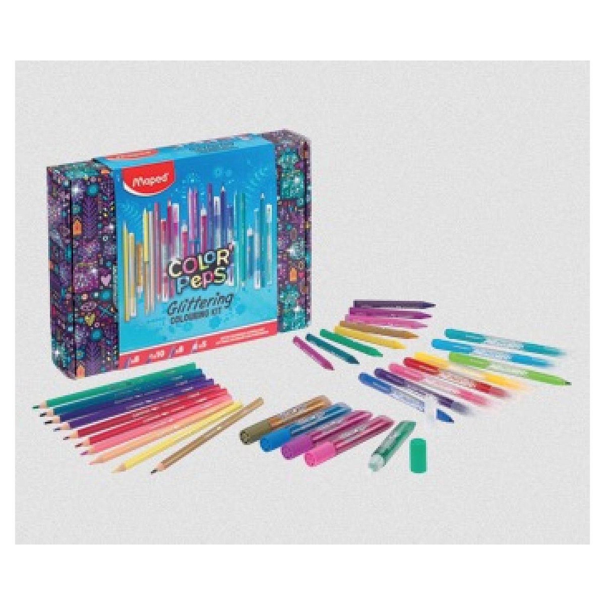 Voir la diapositive 3 : MAPED Kit couleurs scintillantes