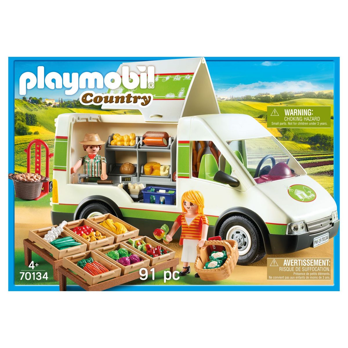 PLAYMOBIL 70134 - Country - Camion de marché 