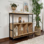 Voir la diapositive 4 : Habitat et Jardin Buffet en bois  Solace  - 120 x 30 x 77 cm - Beige