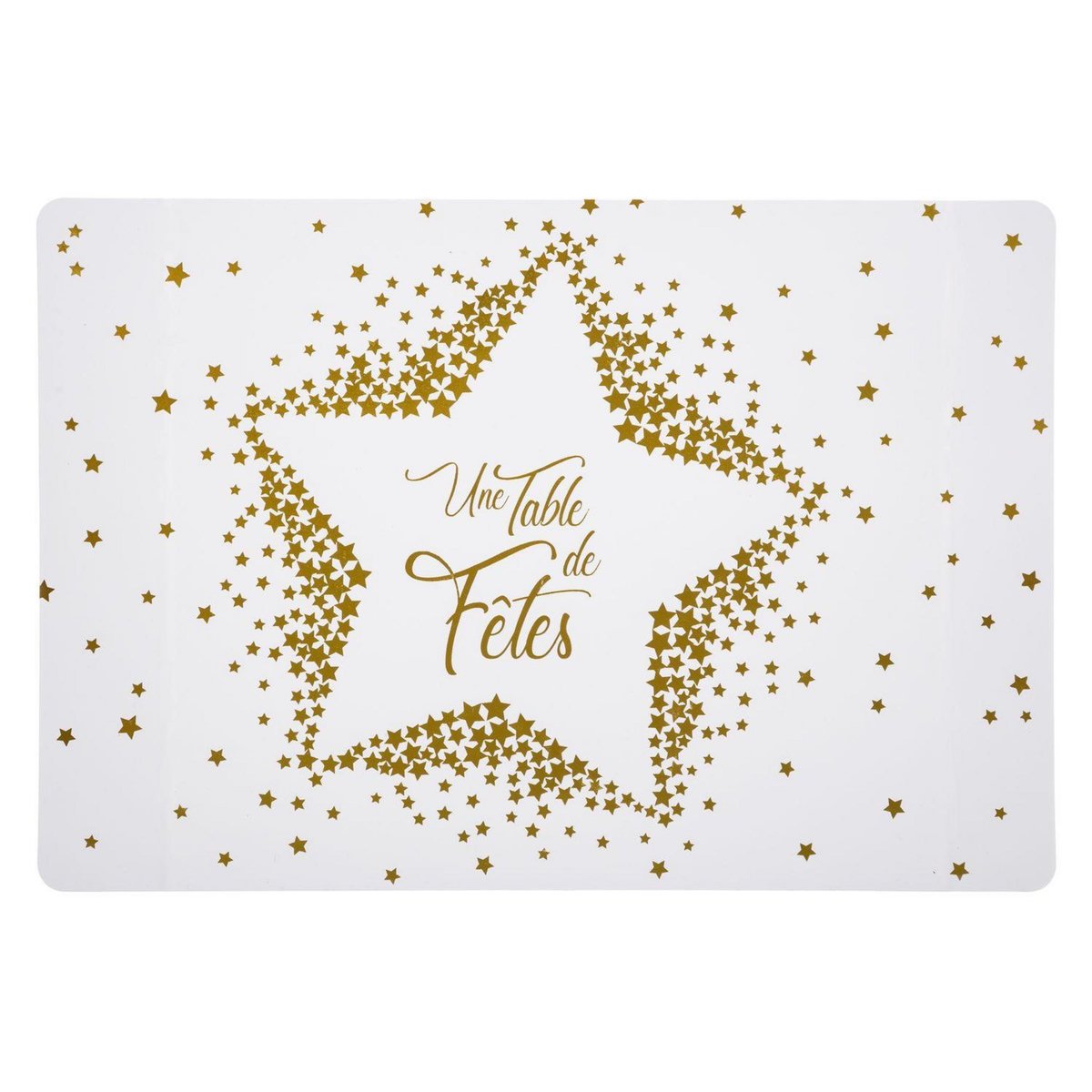 FEERIC LIGHT & CHRISTMAS 6 Sets de table de Noël design Etoile