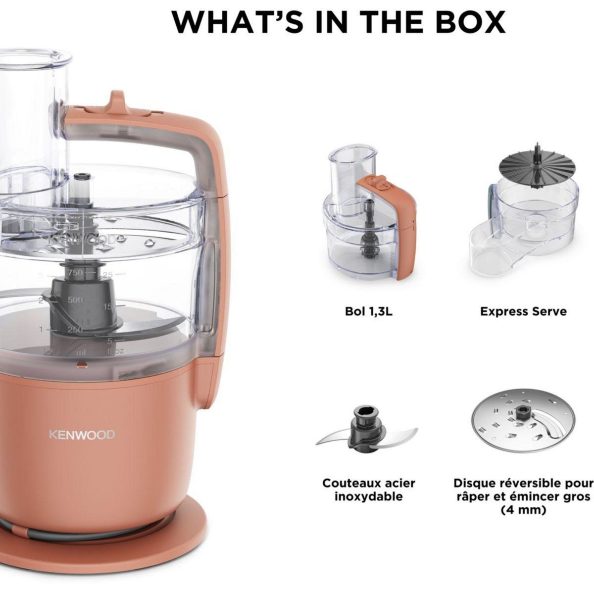 KENWOOD Robot multifonction multipro Go FDP22.130RD