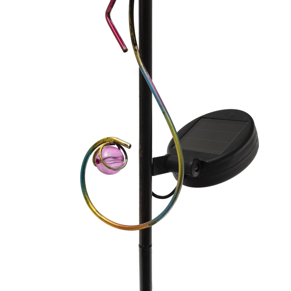  Flamant solaire à planter solaire 1 LED blanche  H 84cm