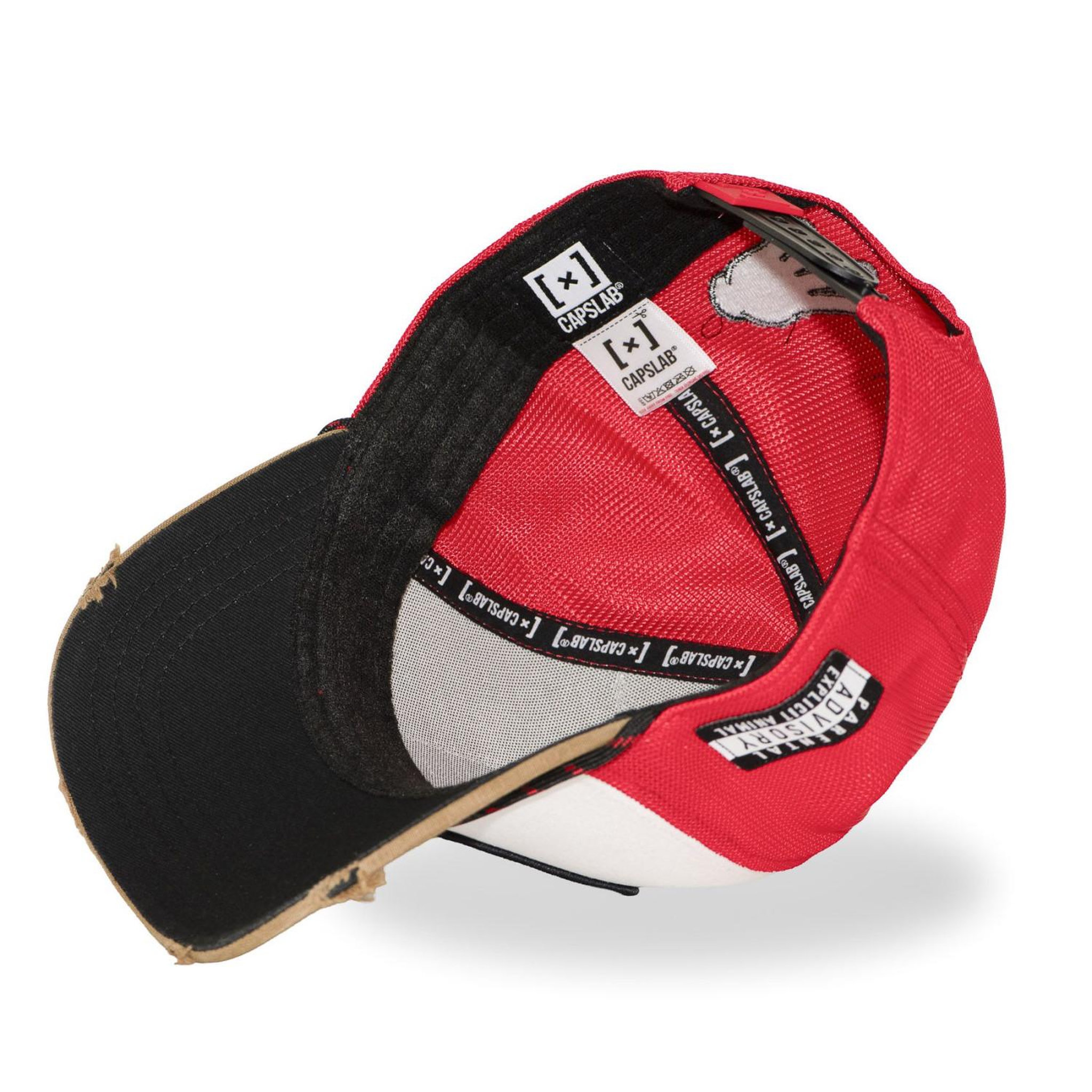Voir la diapositive 6 : CAPSLAB Casquette trucker premium avec filet et patch big boy