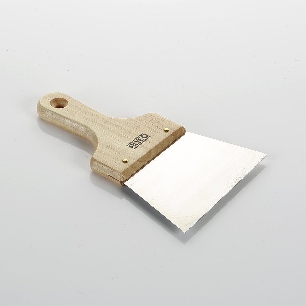 ALYCO Spatule inox manche en bois 140 mm