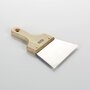 Voir la diapositive 2 : ALYCO Spatule inox manche en bois 140 mm