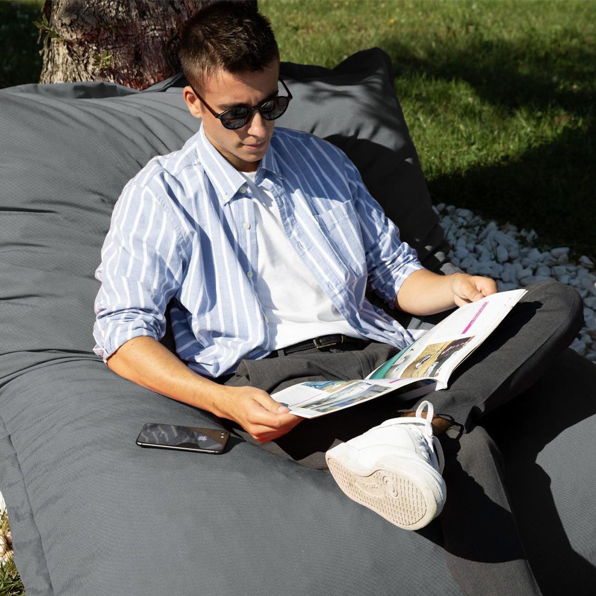 MATELAS POUR TOUS MATELAS POUR TOUS | Pouf Géant FLORIDA 140x180cm