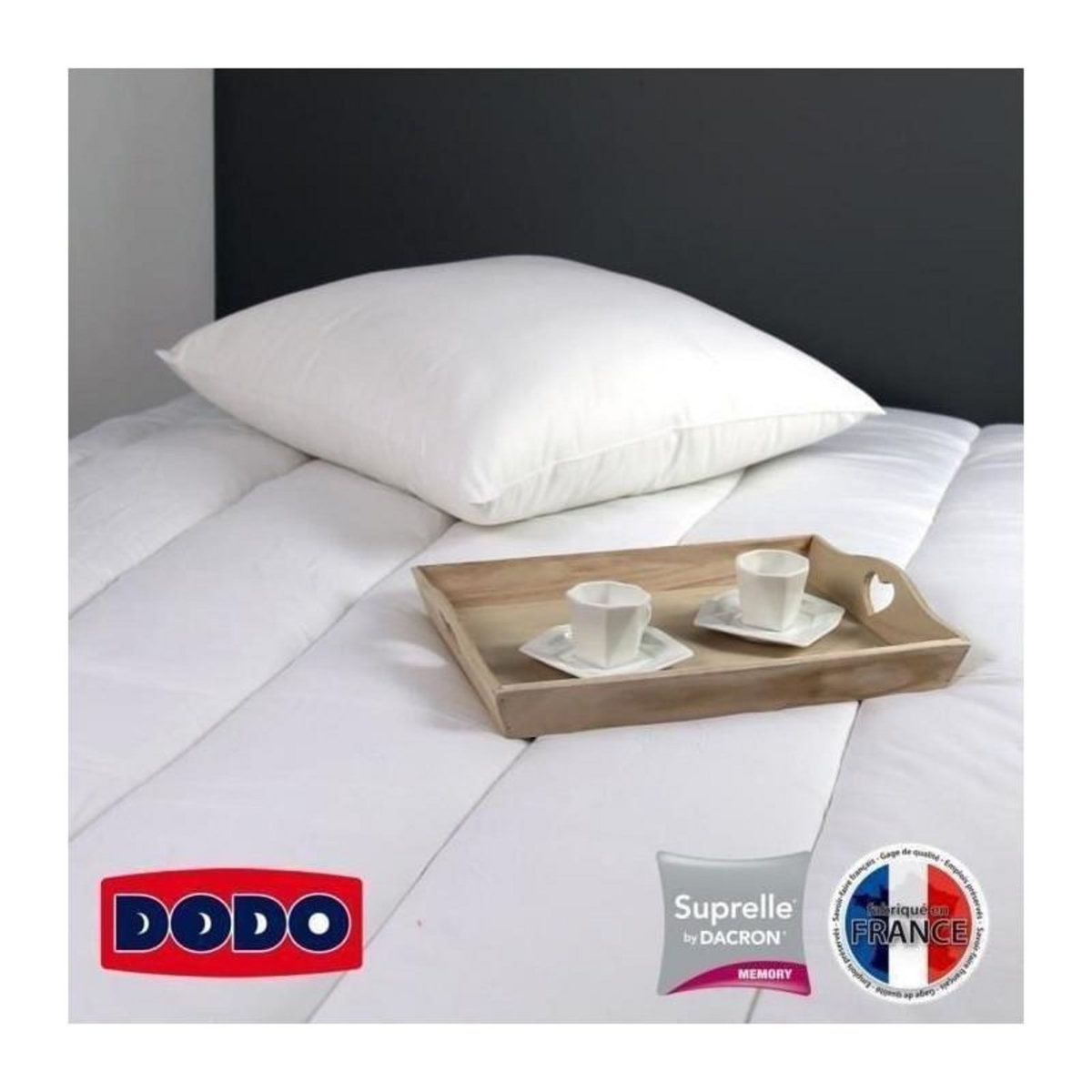 DODO DODO Oreiller a memoire de forme SUPRELLE MEMORY 65x65cm