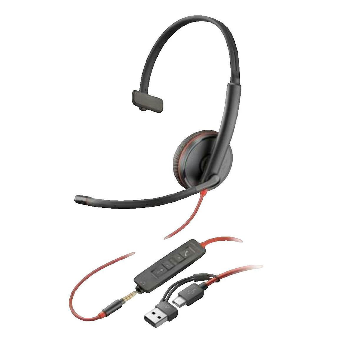 POLYCOM Casque Poly Blackwire 3215 Mono USB-C