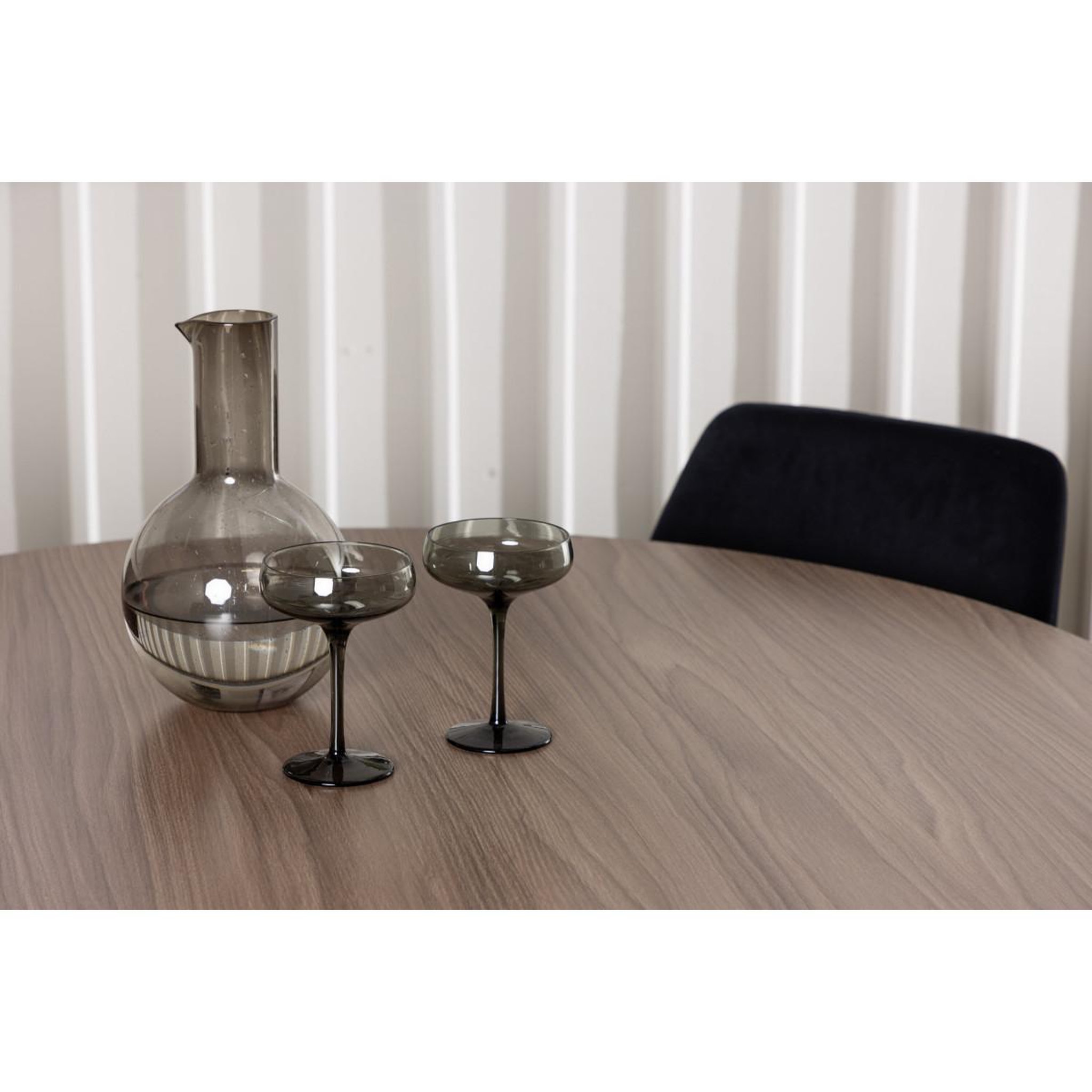 Voir la diapositive 6 : Paris Prix Ensemble table à manger & 4 chaises  durango & night  120cm noyer & noir