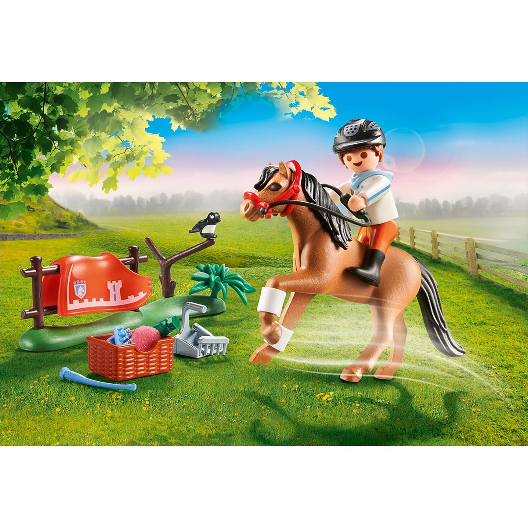 Voir la diapositive 2 : PLAYMOBIL Country Poney de collection du Connemara