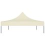 Voir la diapositive 5 : VIDAXL Toit de tente de reception 4x3 m Creme 270 g/m^2
