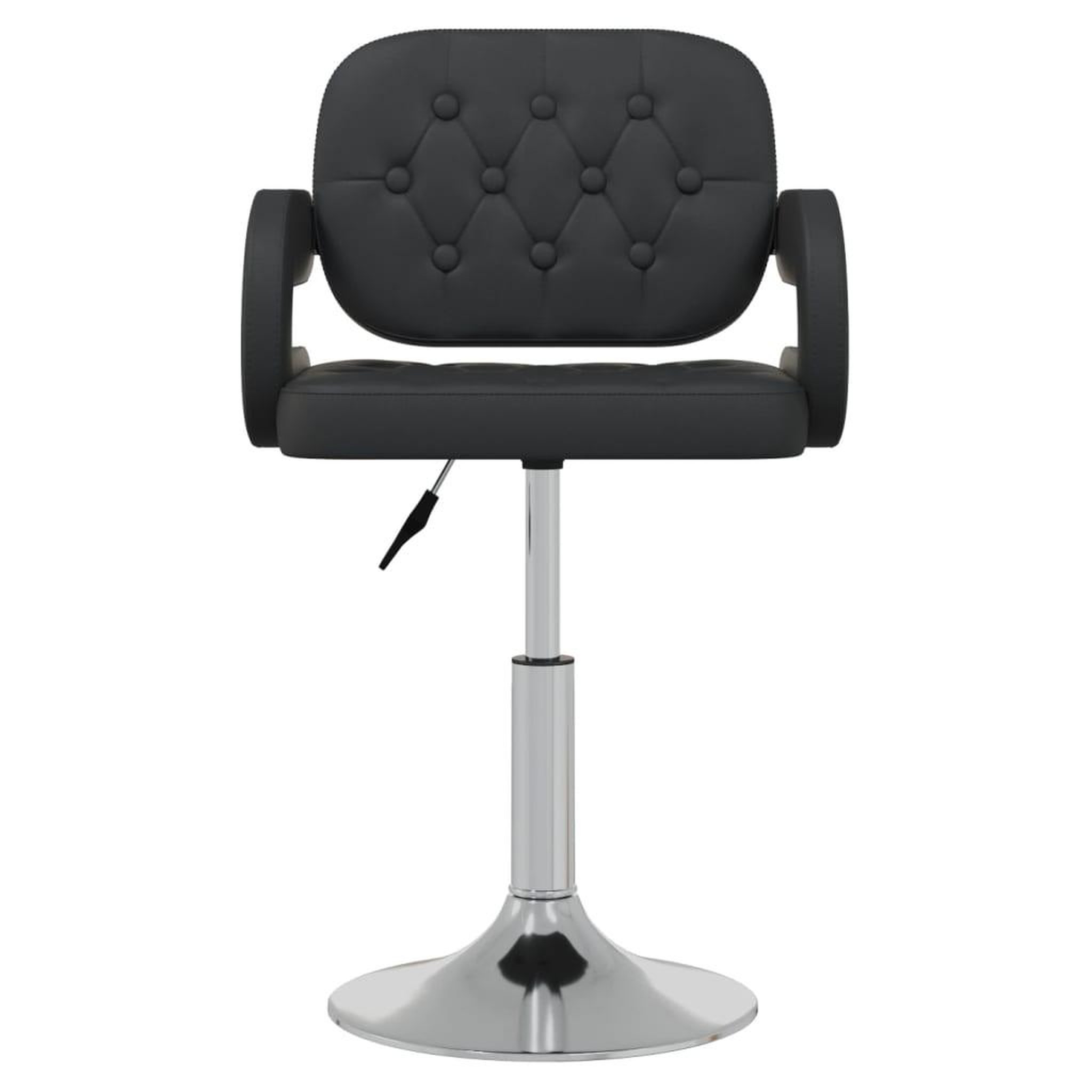 Voir la diapositive 4 : VIDAXL Chaises a manger pivotantes lot de 2 noir similicuir