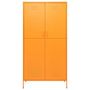 Voir la diapositive 3 : VIDAXL Garde-robe Jaune moutarde 90x50x180 cm Acier