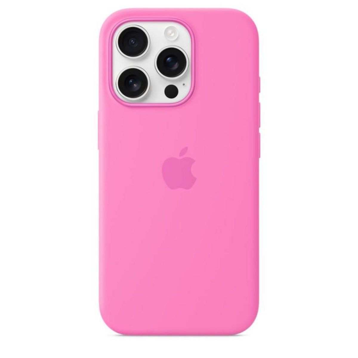 APPLE Coque en silicone compatible MagSafe Peony pour iPhone 16 Pro