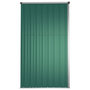 Voir la diapositive 5 : VIDAXL Abri a outils de jardin vert 161x89x161 cm acier galvanise