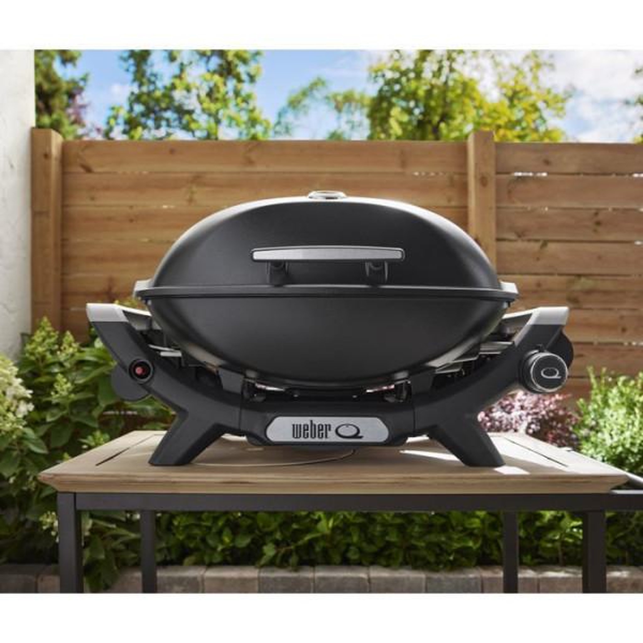 Voir la diapositive 4 : AAAAA Barbecue a gaz - weber - q2100n - 2,94kw - 1 brûleur en acier inoxydable - fonté émaillée - allumage piézoélectronique - n