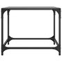 Voir la diapositive 4 : VIDAXL Table basse avec dessus en verre noir 50x50x40 cm acier