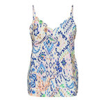 JACQUELINE DE YONG Top Blanche//Orange Femme JDY Troya. Coloris disponibles : Bleu