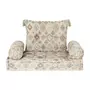 MARKET24 Chaise de jardin DKD Home Decor Beige Coton (90 x 50 x 55 cm)
