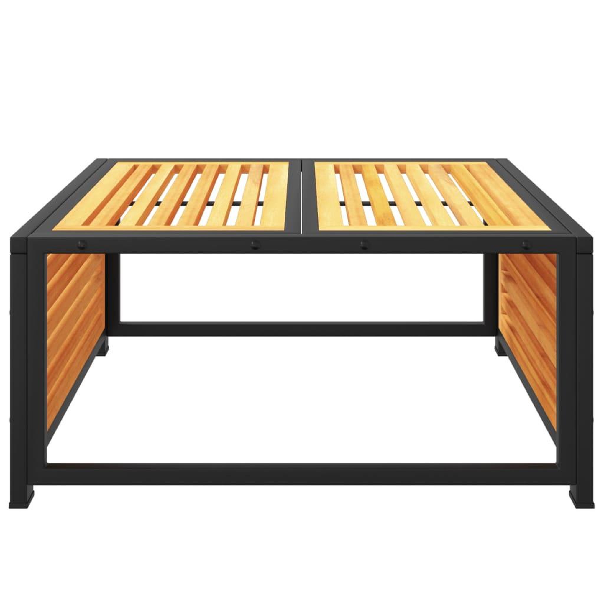 Voir la diapositive 5 : VIDAXL Table de jardin 68x68x30 cm bois massif d'acacia