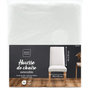 Voir la diapositive 3 : L3C Housse de chaise extensible en polyester coloris blanc