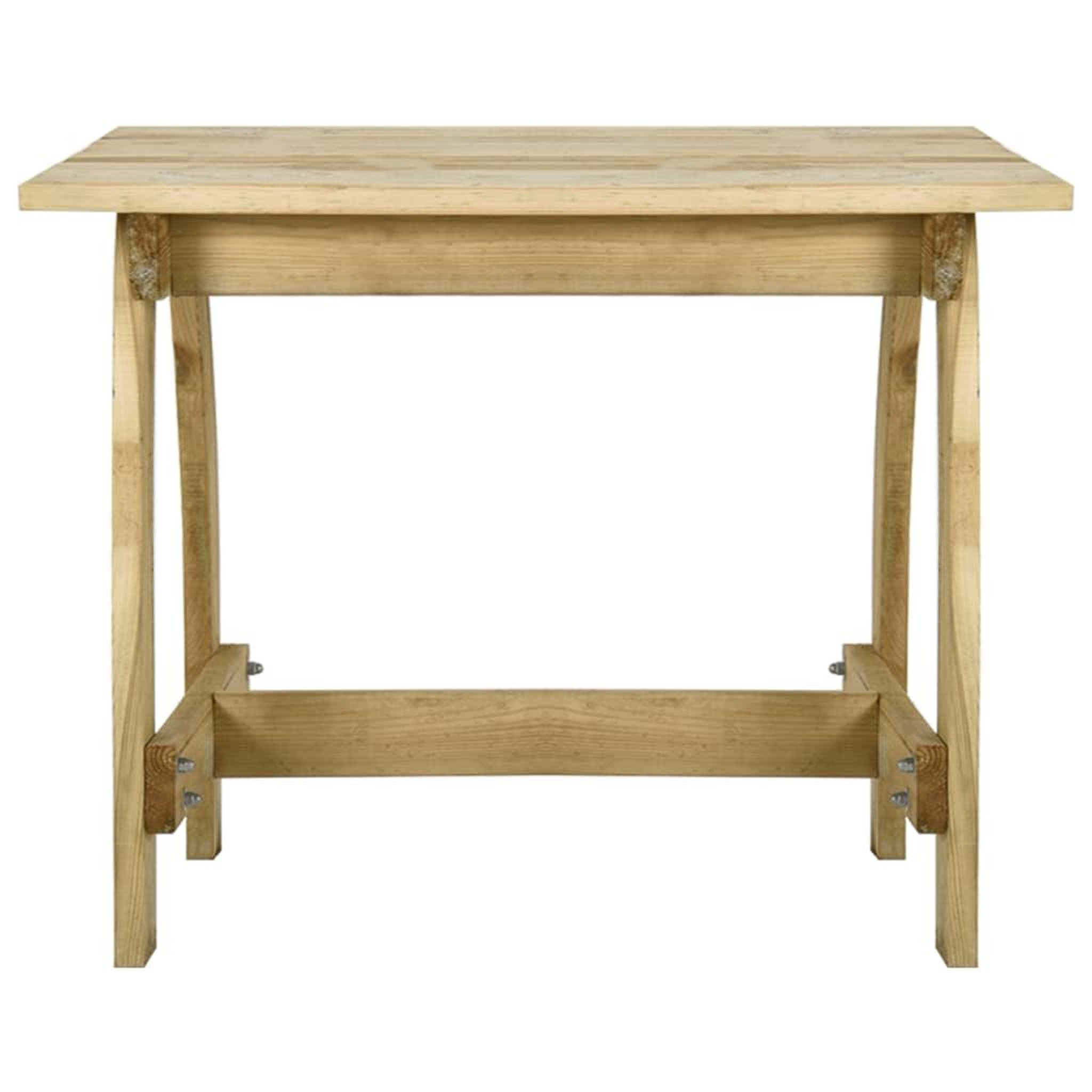 Voir la diapositive 2 : VIDAXL Table de jardin 110x74x75 cm Bois de pin impregne