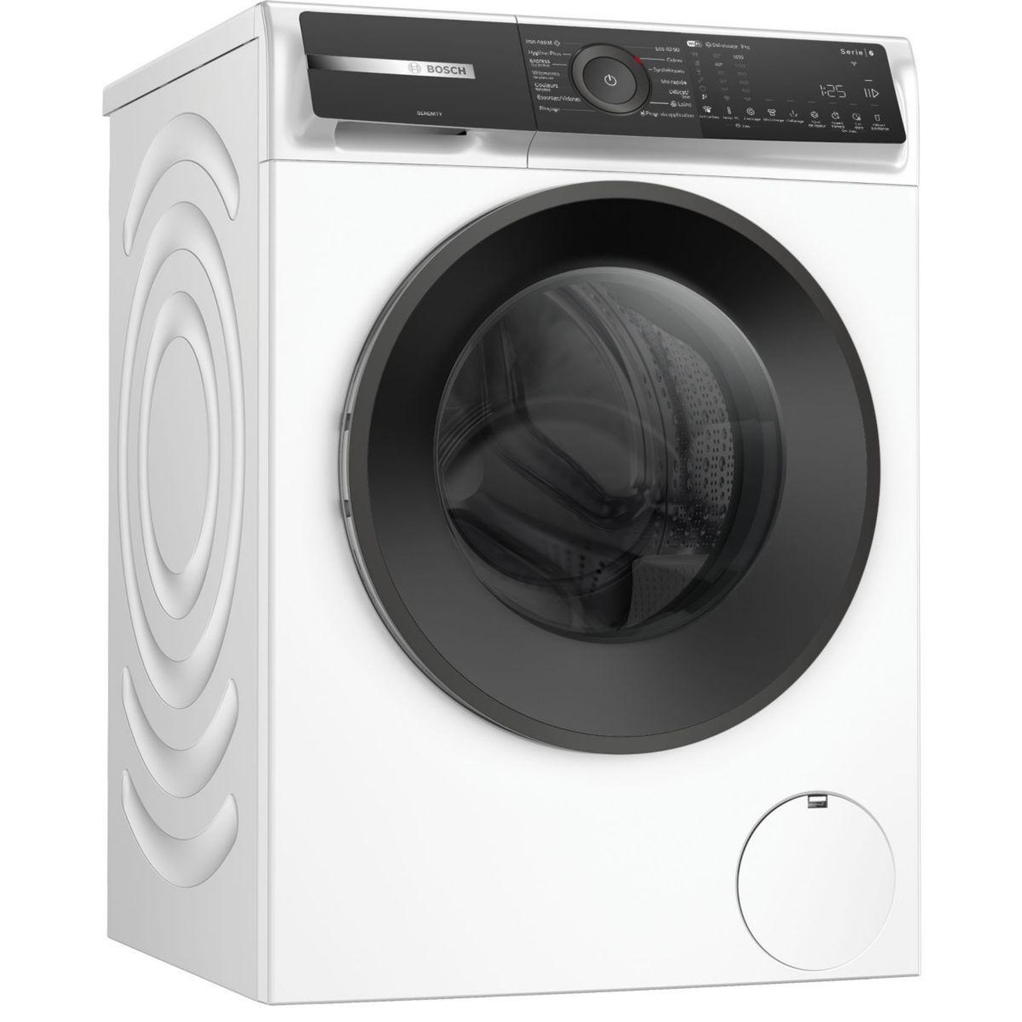 Voir la diapositive 3 : BOSCH Lave linge hublot WGH2440SFR - 9 kg - 1400 tr/min - Classe A - Moteur induction - WiFi - SERENITY - Série 6