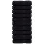 Voir la diapositive 1 : VIDAXL Serviettes de douche de qualité supérieure SOLUND 10 pcs noir
