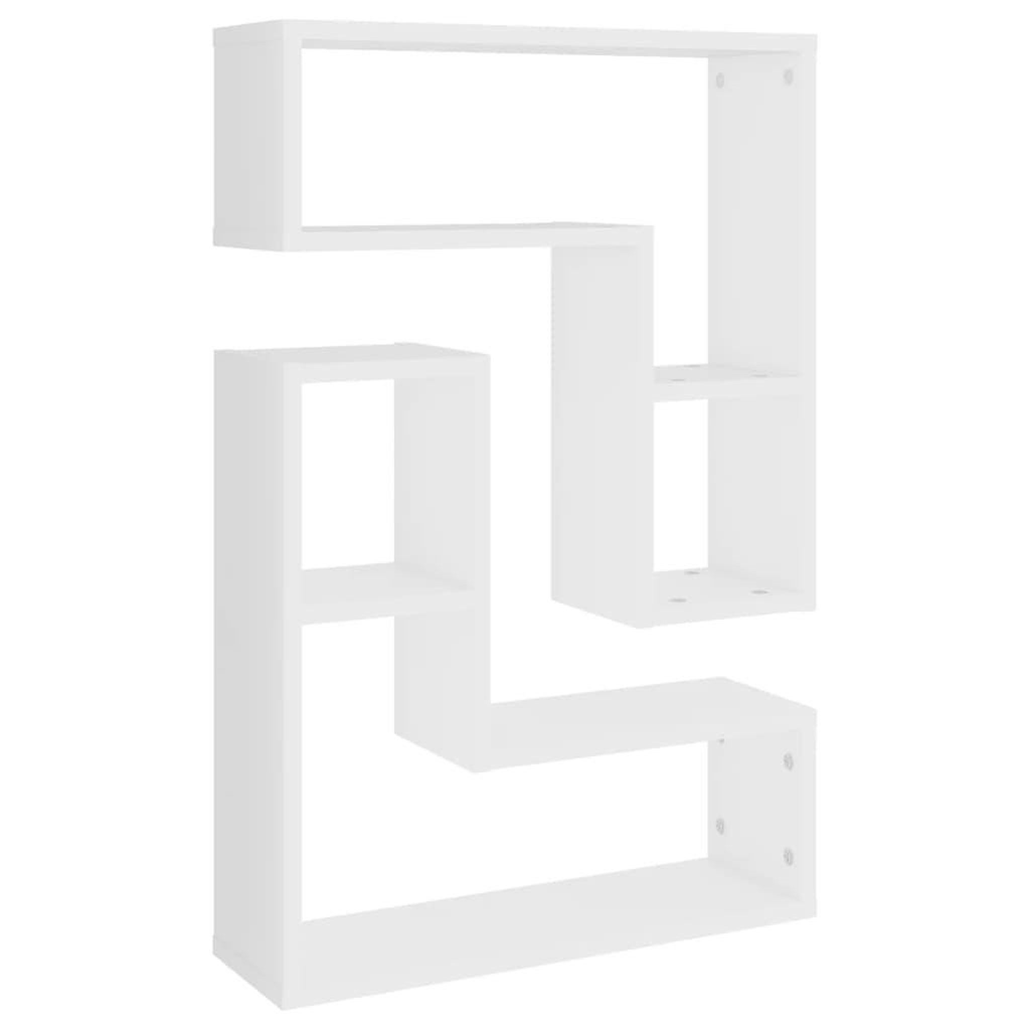 Voir la diapositive 2 : VIDAXL Etageres murales 2 pcs blanc 50x15x50 cm bois d'ingenierie