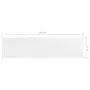 VIDAXL Ecran de balcon Blanc 75x300 cm Tissu Oxford
