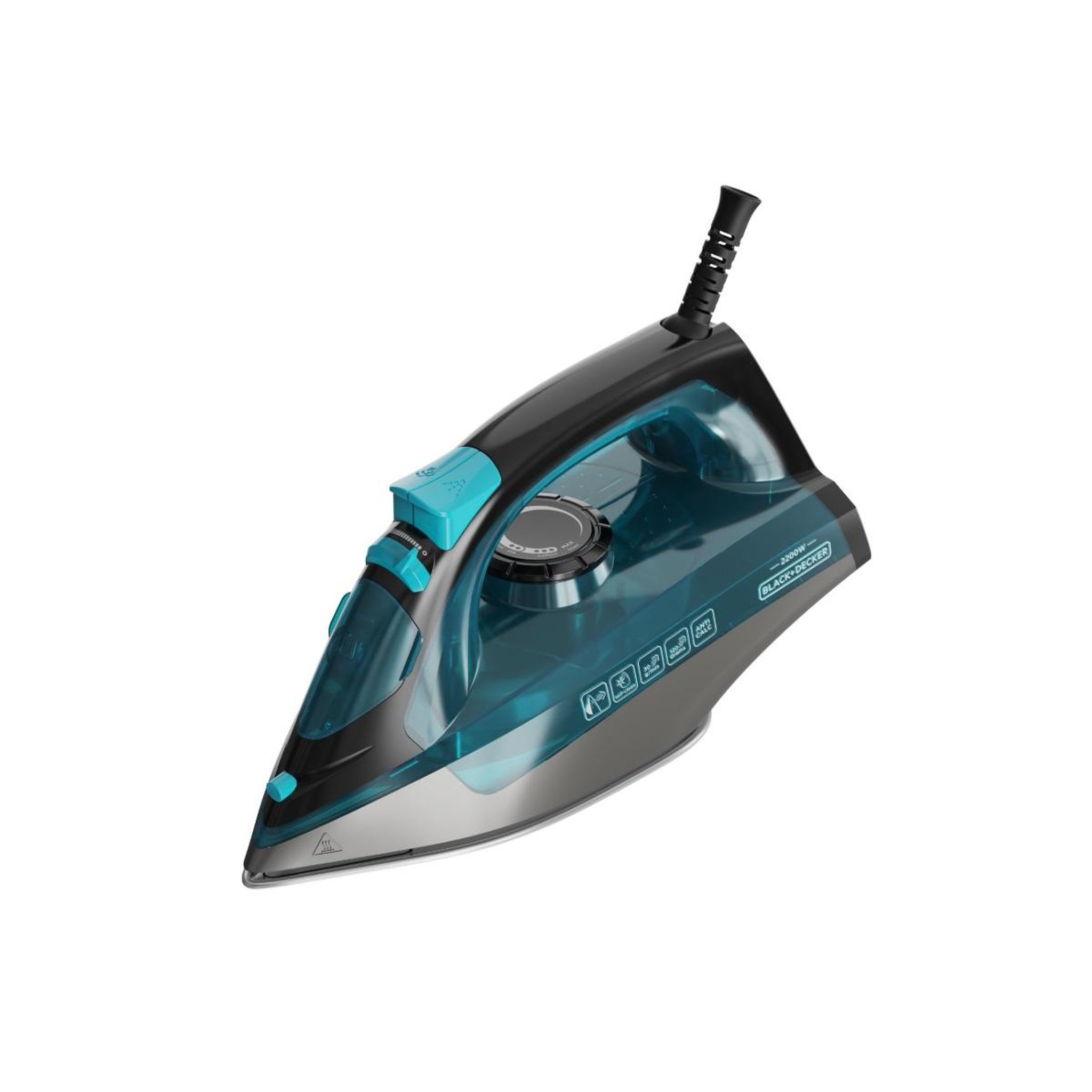 Voir la diapositive 4 : Black et Decker Fer à repasser vapeur 2200w 120g/mn - BXIR2201E