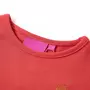 VIDAXL T-shirt enfants a manches longues rouge brule 140