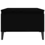 VIDAXL Table d'appoint Noir 50x46x35 cm Bois d'ingenierie