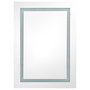 Voir la diapositive 4 : VIDAXL Armoire de salle de bain a miroir LED 50x13x70 cm