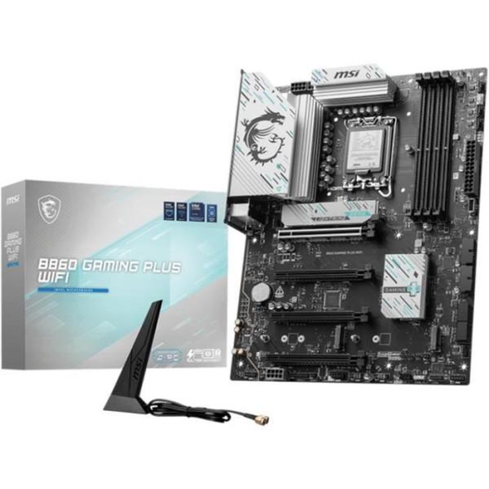 MSI Carte mere - MSI - B860 GAMING PLUS WIFI - LGA 1851 - DDR5-SDRAM - Wi-Fi 7
