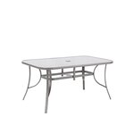 CENTRALE BRICO Table De Jardin En Intérieur Et En Extérieur Rectangulaire Personnes