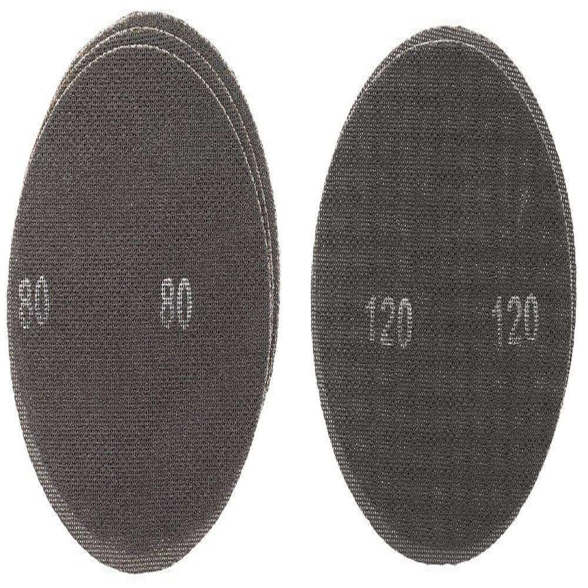 KWB Jeu de 5 abrasifs pour ponceuse murale 225 mm, P80 et P120