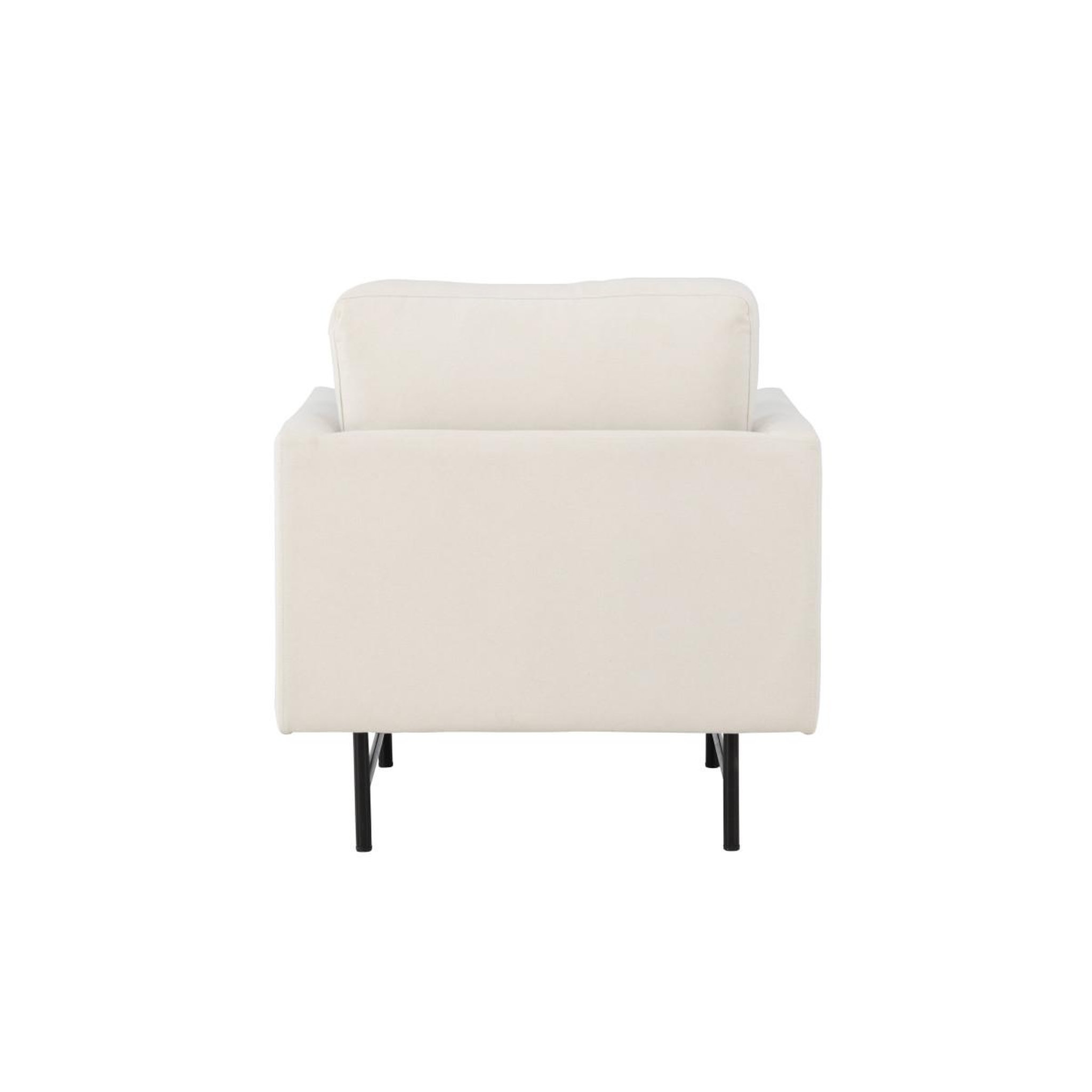 Voir la diapositive 6 : Paris Prix Fauteuil design en tissu  sky  87cm blanc