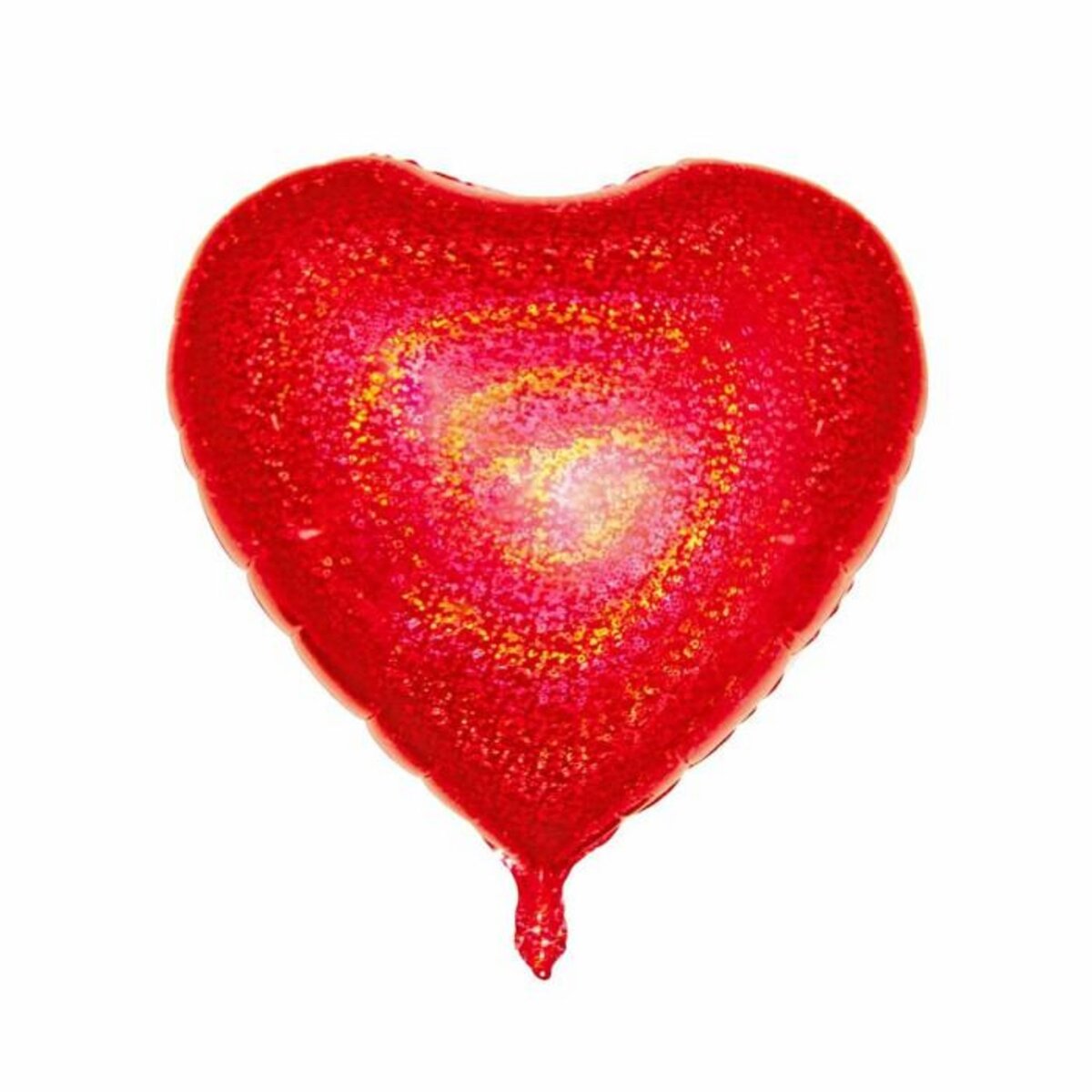 Paris Prix Ballon Gonflable Métallisé  Cœur  38cm Rouge