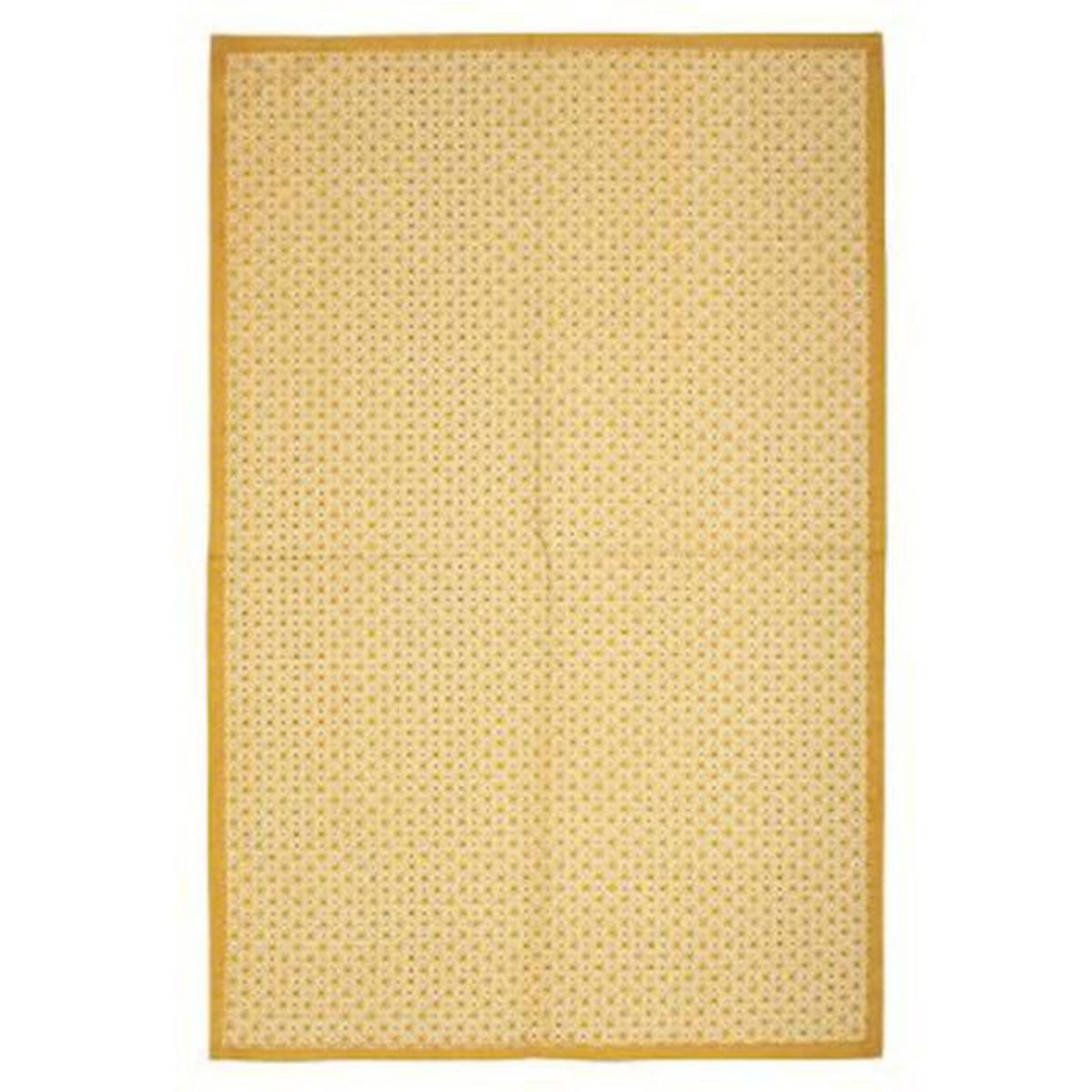 ATMOSPHERA Lot de 3 Torchons  Imprimé  45x70cm Ocre