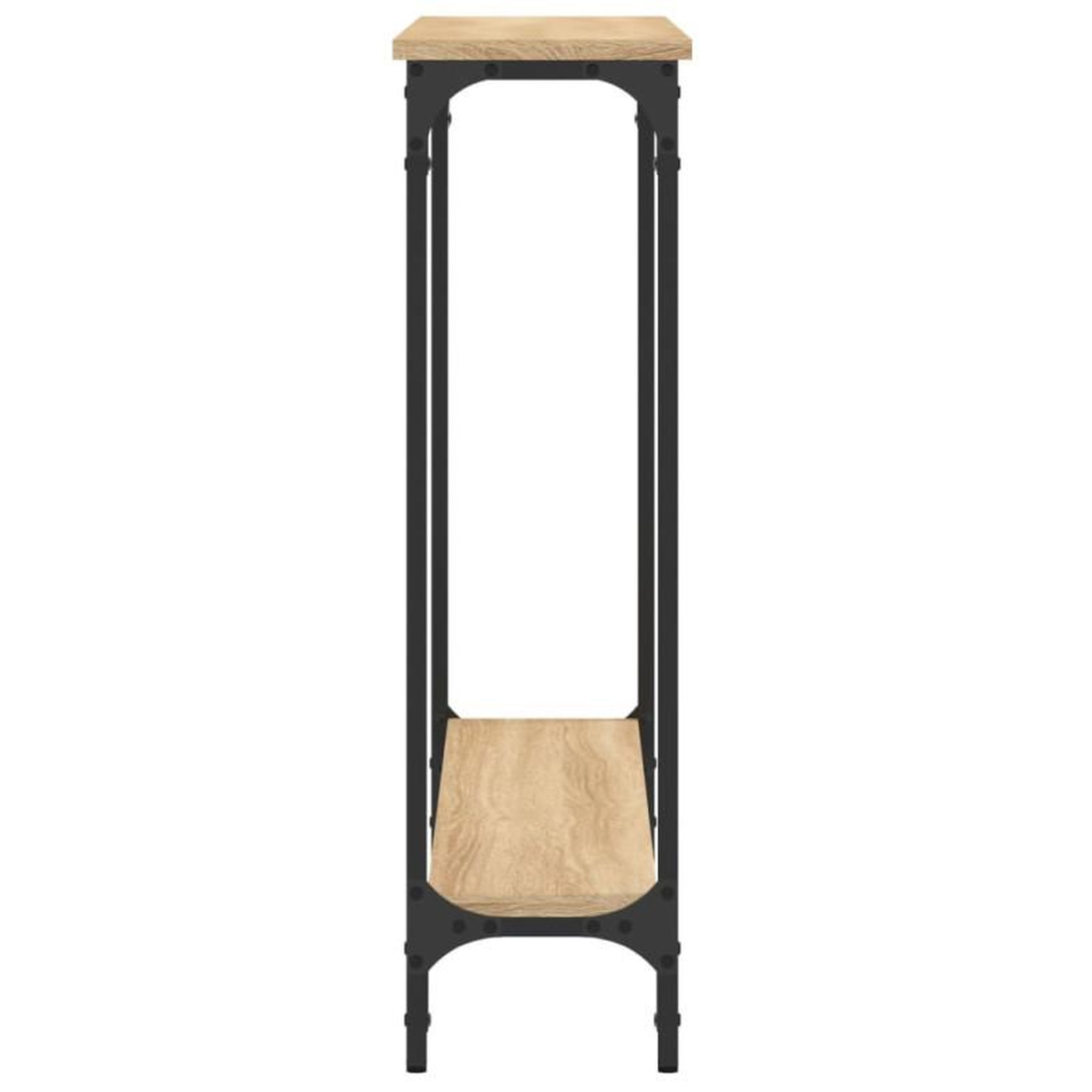 Voir la diapositive 5 : VIDAXL Table console chêne sonoma 100x22,5x75 cm bois d ingénierie
