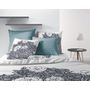 Voir la diapositive 3 : Les Ateliers du Linge Parure housse de couette 100% coton bio 47 fils/cm2-avec amour