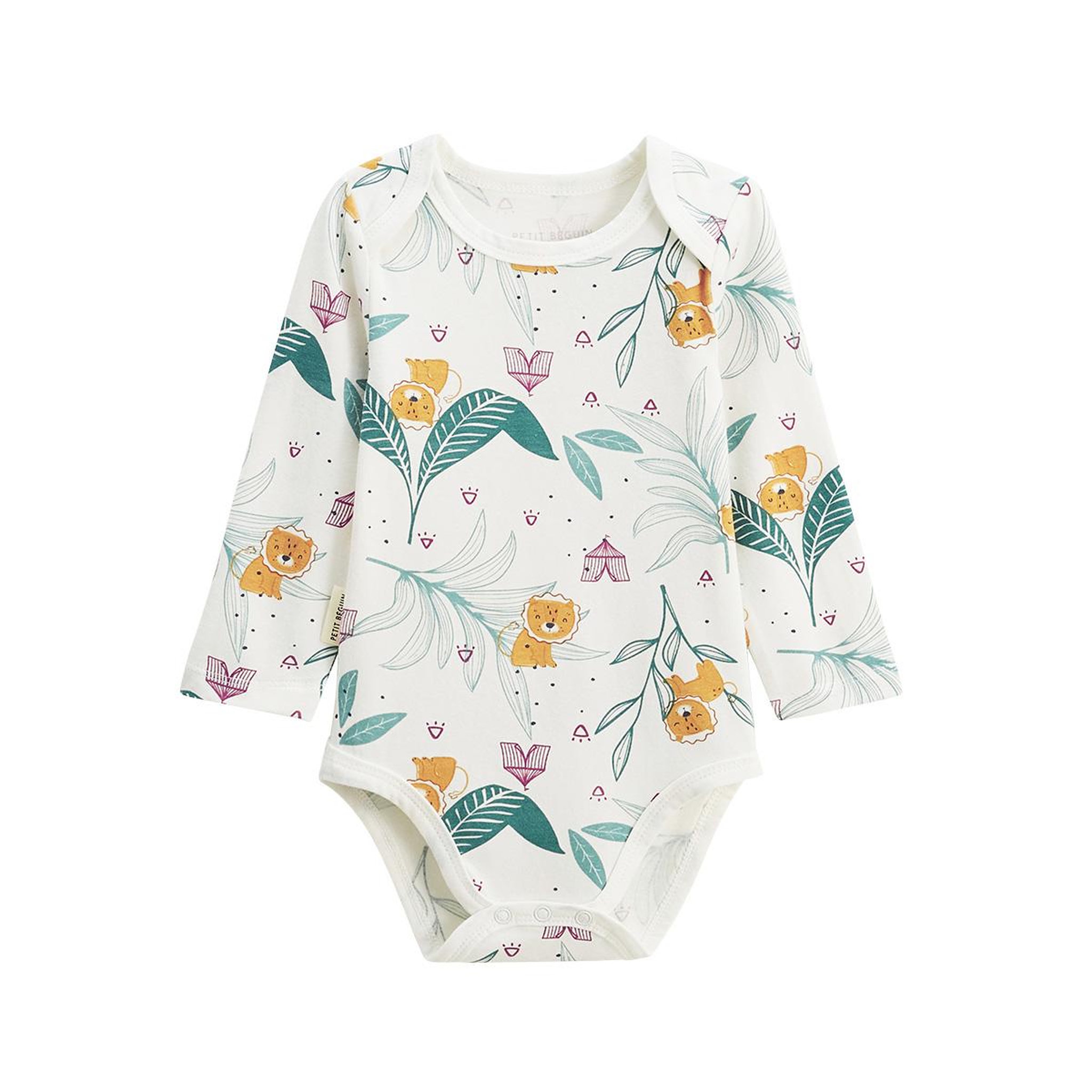 Voir la diapositive 5 : Petit Béguin Lot de 2 bodies bébé manches longues charly