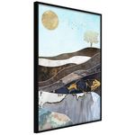 Paris Prix Affiche Murale Encadrée  Depth of the Interior. Coloris disponibles : Noir, Jaune