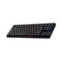 Voir la diapositive 1 : LOGITECH G Clavier Gamer - Sans fil - Logitech G - G515 TKL Lightspeed - Mécanique Linear - RGB - AZERTY - Noir